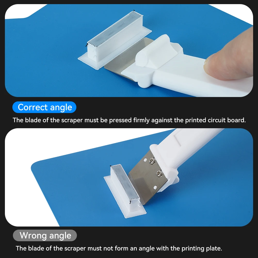 3/5/10PCS 3D Printer Universal Hotend Scraper Blade Applicable to FDM Models for Mold Removal All Metal CNC Machined Clean Tool