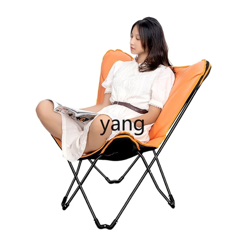 

LH outdoor folding chair home chair portable camping fishing backrest reclining stool