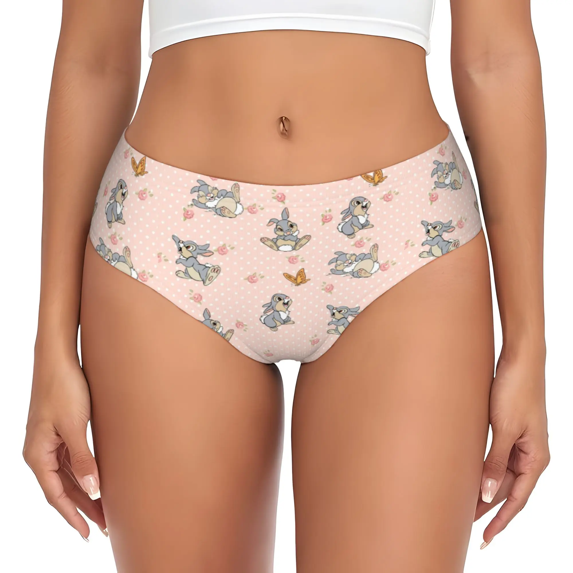Culottes personnalisées pour femmes B-Bambies Anime, respirantes, sous-vêtements