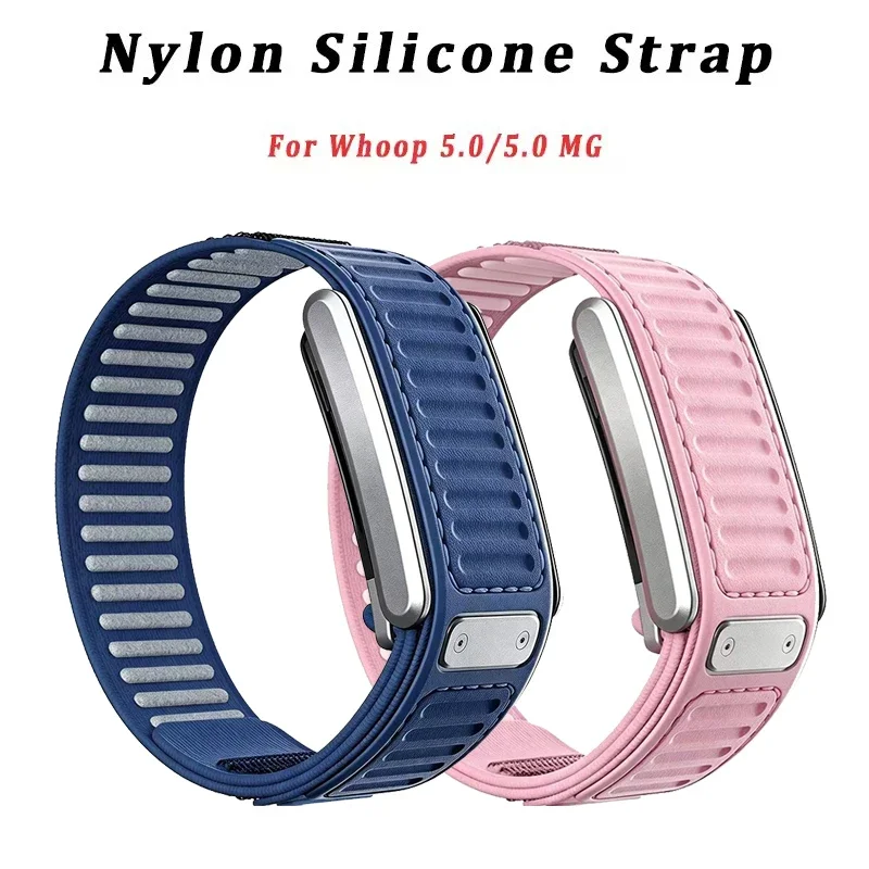 Official Navigator Band For Whoop 5.0 MG Nylon Silicone Strap for WHOOP 5.0 One+Peak Sport Outdoor Watch Band