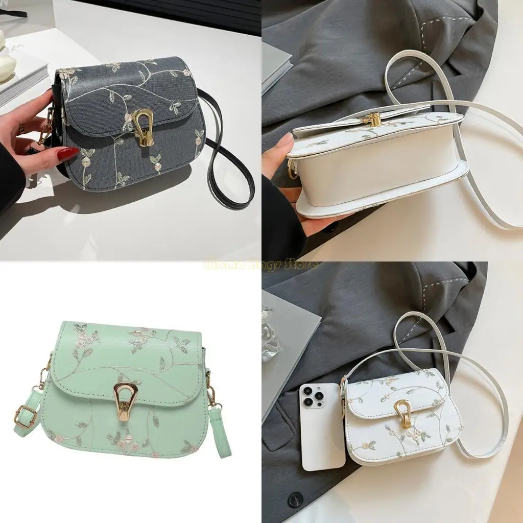 

X90D Women Shoulder Bag Lace Flower Dating Bag Fashion Crossbody Bag for Travel