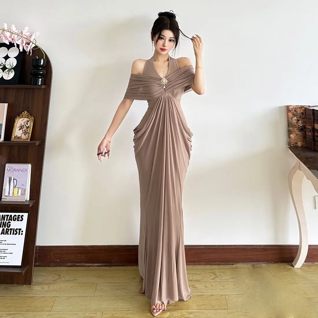 Dresses Womens Birthday Photoshoot Sleeveless Cute Lovely Feminine Sweet Artistic Pretty Youthful Comfortable Breathable Commute