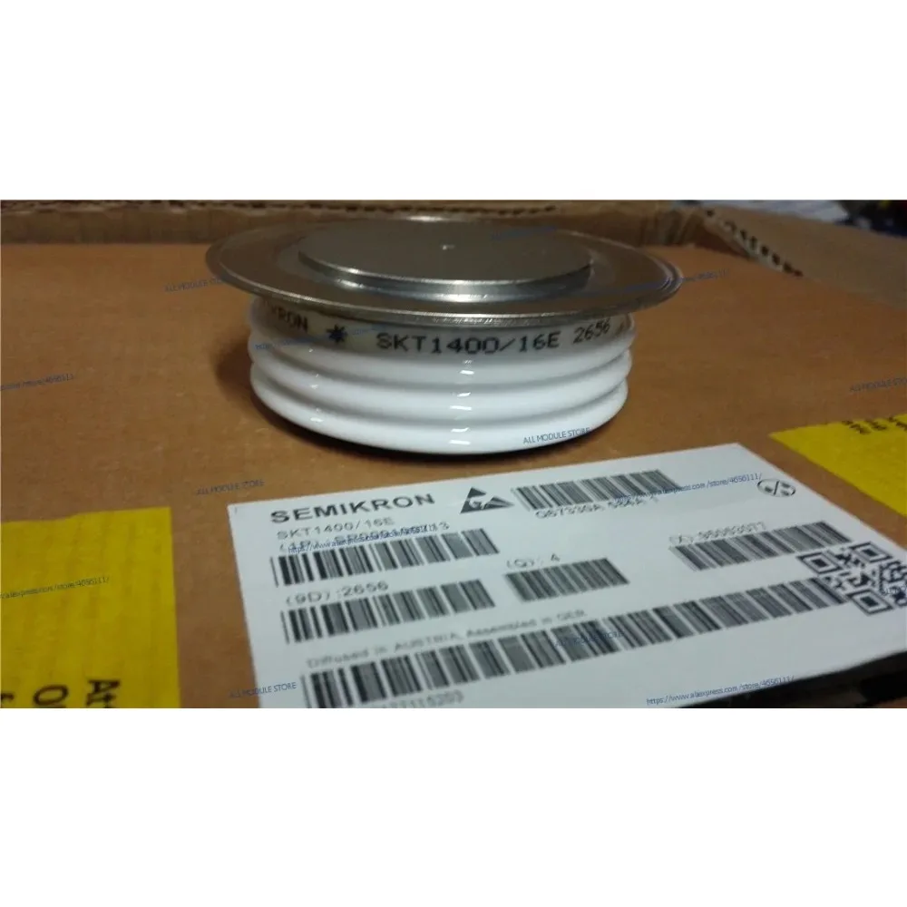 

SKT1400/16E SKT1400/14E SKT1400/12E FREE SHIPPING NEW AND ORIGINAL MODULE THYRSISTOR SKT 1400/16E