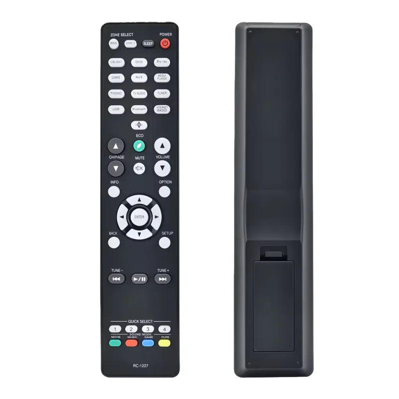 High-Performance RC-1227 Wireless Remote, Compatible with Denon AVR-X1500H X1600H X1700H S750H Series AV Receiver Audio System