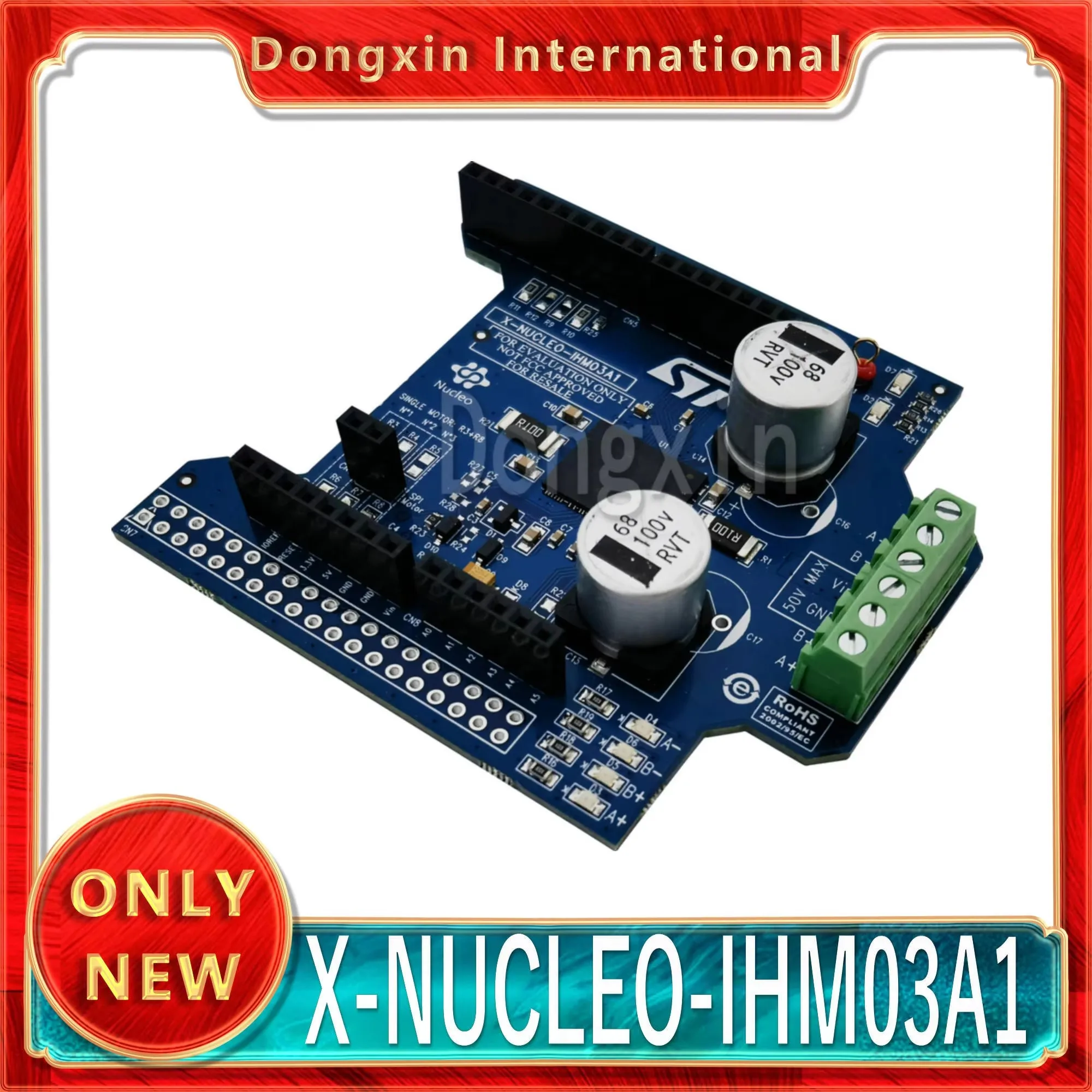 

Spot X-NUCLEO-IHM03A1 High Power Stepper Motor Driver Expansion Board powerSTEP01 Compatible with Arduino UNO R3 connectors