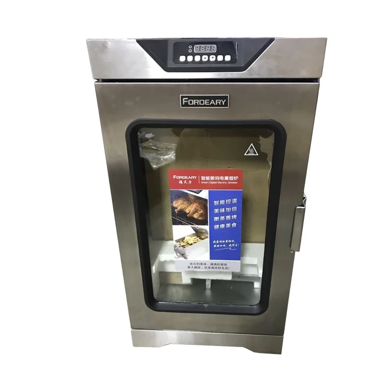 รีโมทคอนโทรลไฟฟ้าเศษไม้เนื้อสัตว์การใช้งาน Smokehouse เตาอบ/ไส้กรอกขนาดเล็กปลารมควันเบคอนเตา