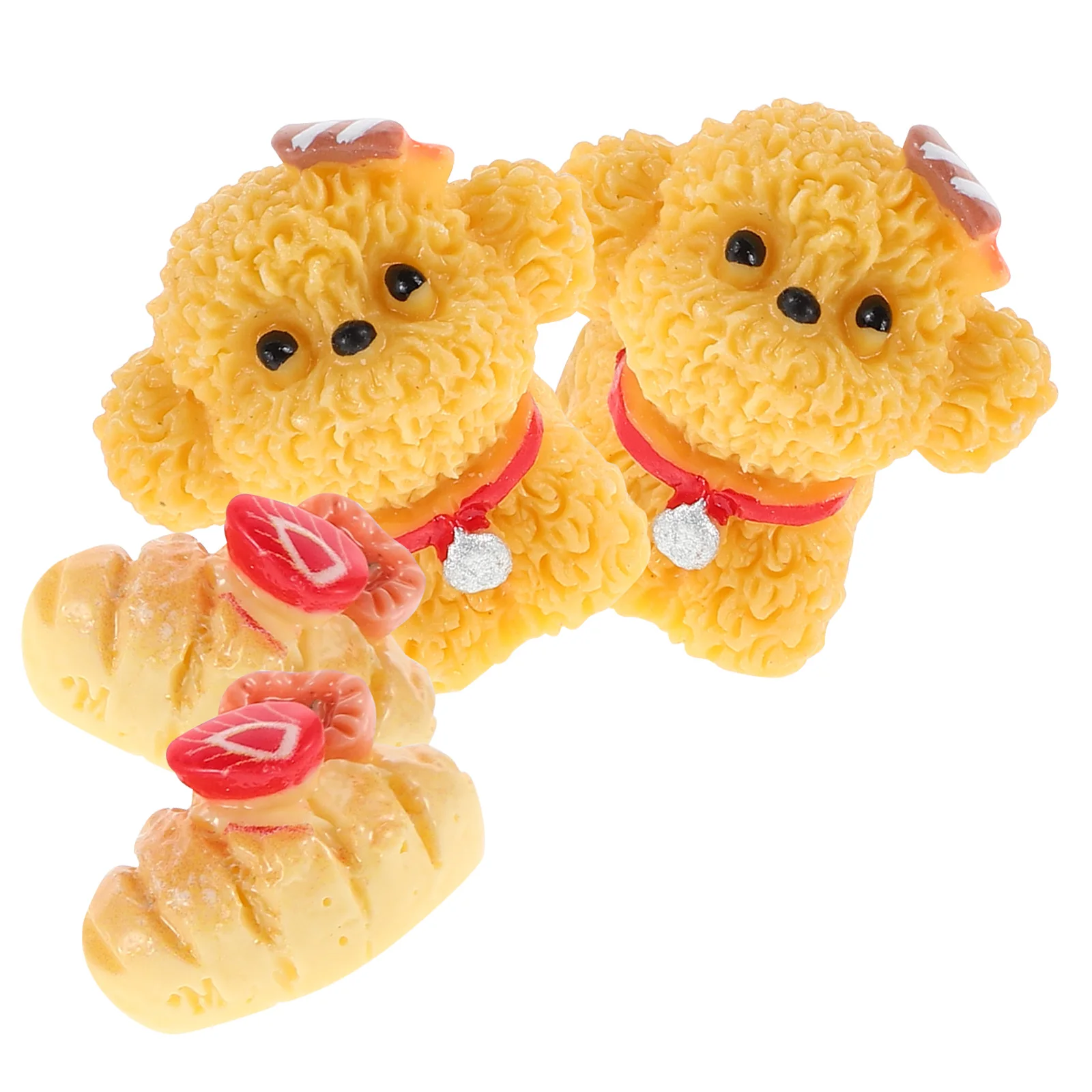 

Cute Animal Car Decorations Resin Dog Figurine Dashboard Ornaments Mini Puppy Statue Cartoon Style Car Interior Accessories