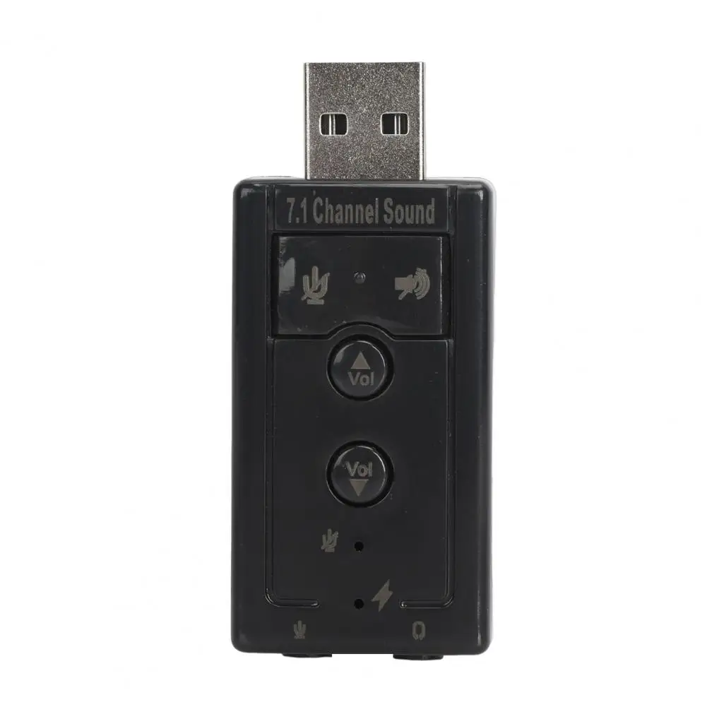 USB Sound Card Analog 7.1 Channel USB External Sound Card Computer Accessories Simulation Sound Dynamic Audio Transfer SoundCard