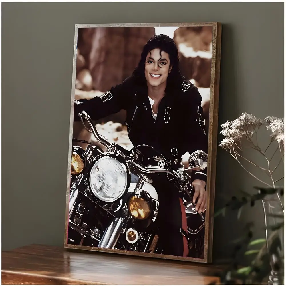 pop music legend M-Michael Joseph Jackson Poster Modern Wall Art Bedroom Living Room Print Unframed