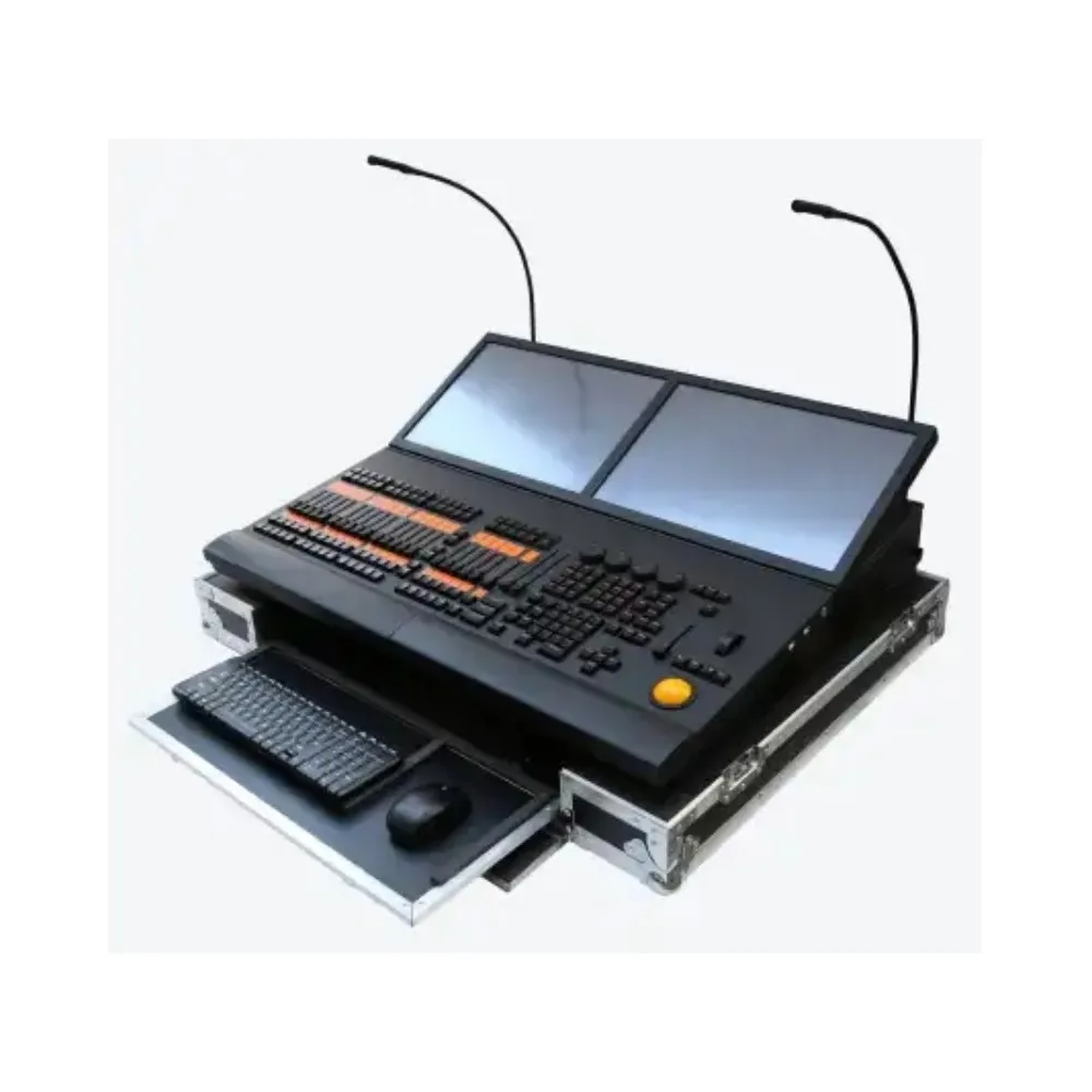 with flight case Stage Light ma2 on PC Light Console I5 or I7 Ma Dmx 512 Controller with trackball mouse