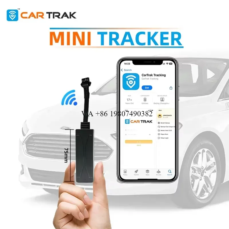 wmwmnu Mini Wired 4G GPS Tracker GLONASS WiFi LBS Beidou GSM Geofence Waterproof Vehicle Security Smart Tracking Device for