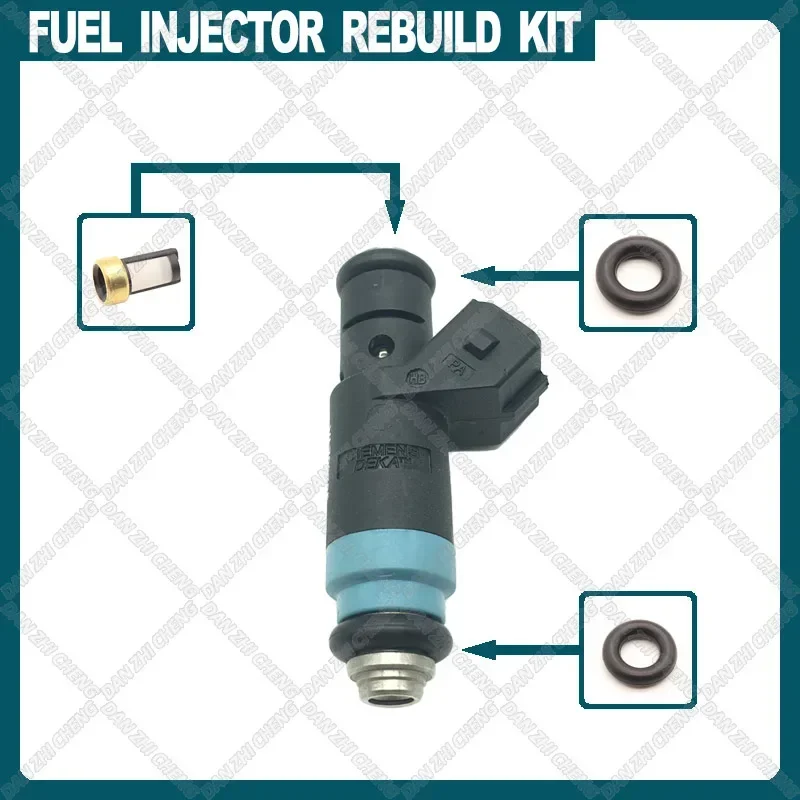 

Fuel Injector Service Repair Kit Filters Orings Seals Grommets for VAZ20735 For Chevrolet Niva Lada Petrol Injection