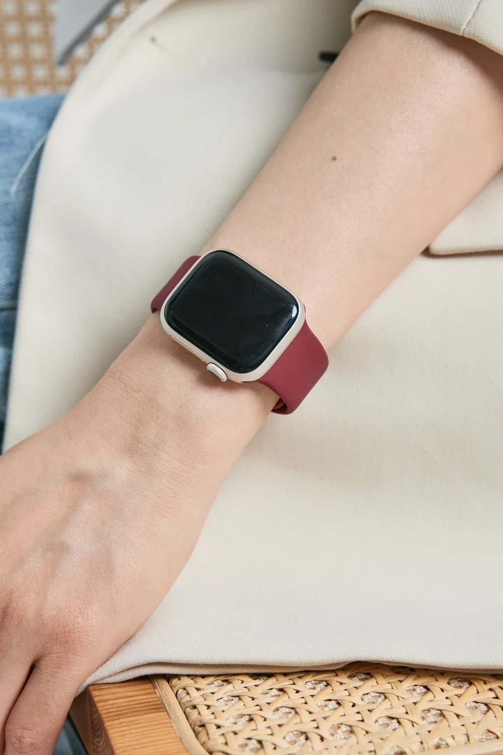 Pulseira de silicone superior para apple watch band feminina série 10/9/8/7/6/5/4/2 se para iwatch 38mm 40mm 41mm 42mm 44mm 45mm 46mm 49mm