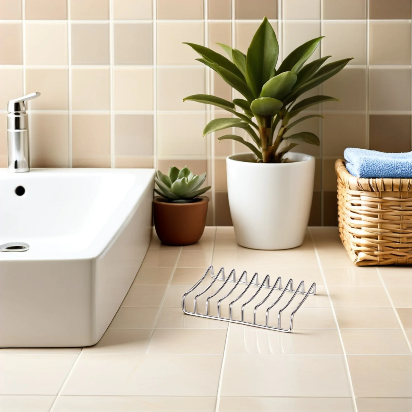 

Holder Stainless Steel Soap Tray For Bathroom Kitchen Shower Drain Design Creative Soap Dish Household Storage Container