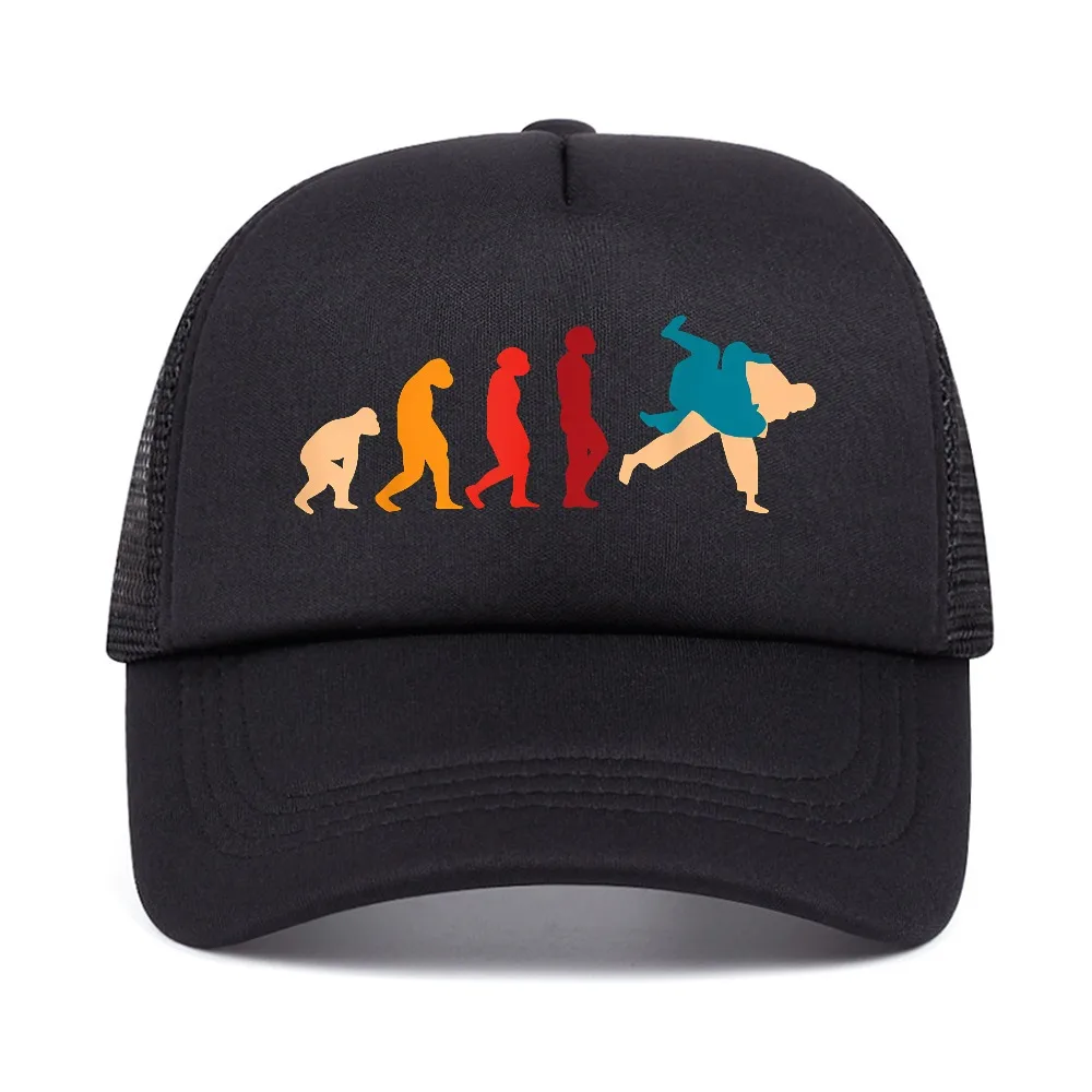 Brazilian Jiu Jitsu BJJ Evolution Judo Throw Gift Baseball Cap Men Women Visor Hat cool summer mesh breathable Snapback hats
