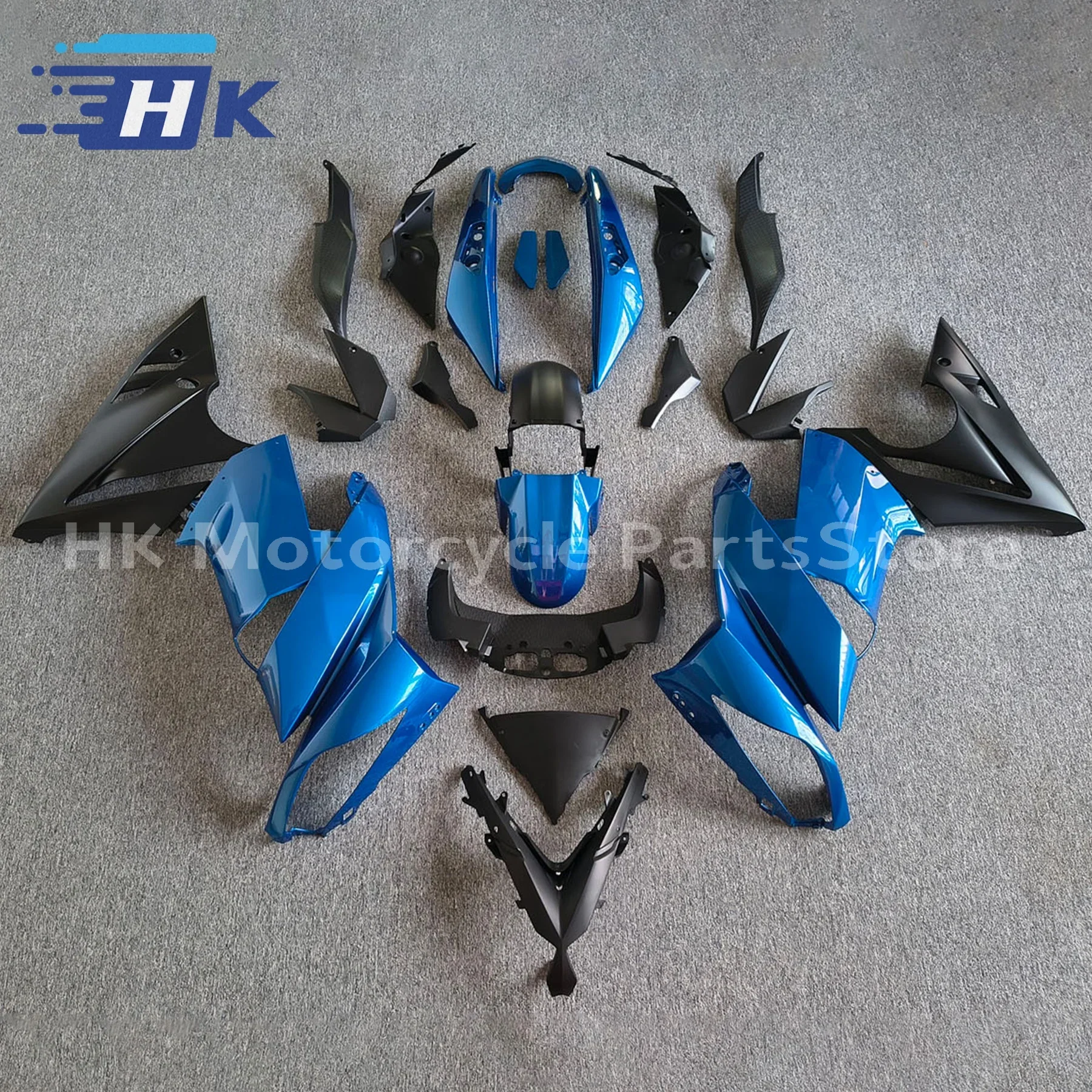 

Motorcycle Fairing Kit Suitable for Kawasaki ER-6F 09-11 Year ER-6F 2009 2010 2011 Fairing kit Blue
