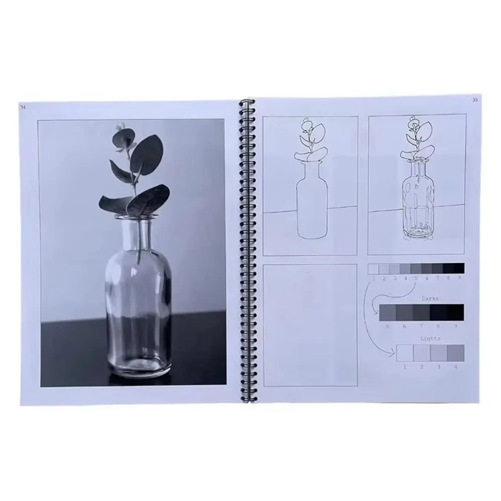 Professional This Is Not a Sketchbook Interactive Workbook Thick Paper Art Class Drawing Book with Lined Blank Pages Stationery