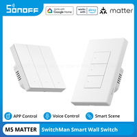SONOFF M5 Matter Smart Wall Switch 120/86 Type Remote Voice Control Smart Scene via eWeLink Alexa Google Apple Home SmartThings