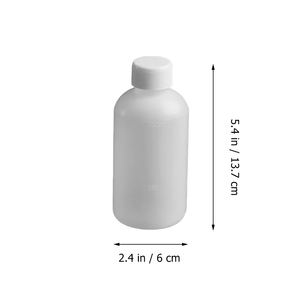 15Pcs Chemical Reagent Bottle Leakproof Design Stable Base Storage Bottle for Lotion Water Shampoo Sample Sealing and Laboratory