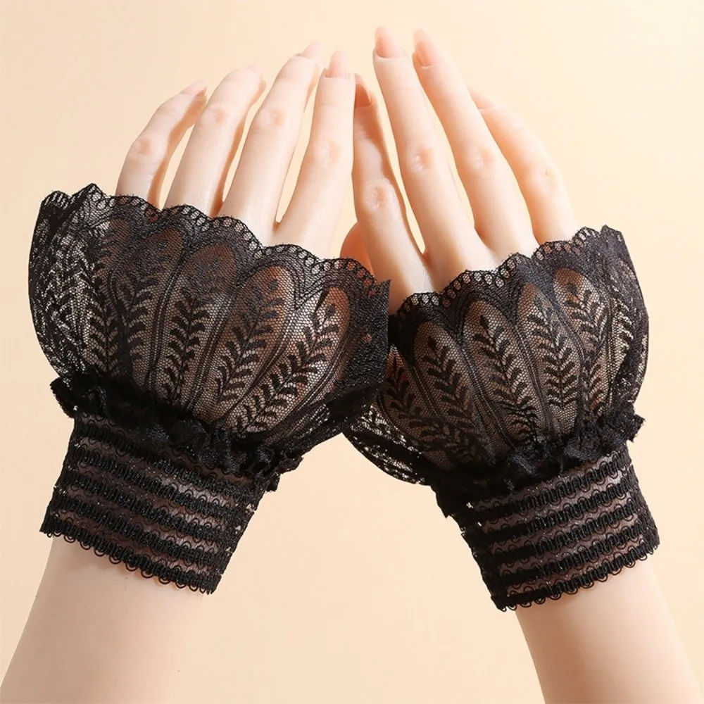 Elegant Detachable Fake Cuffs for Women - close-up view