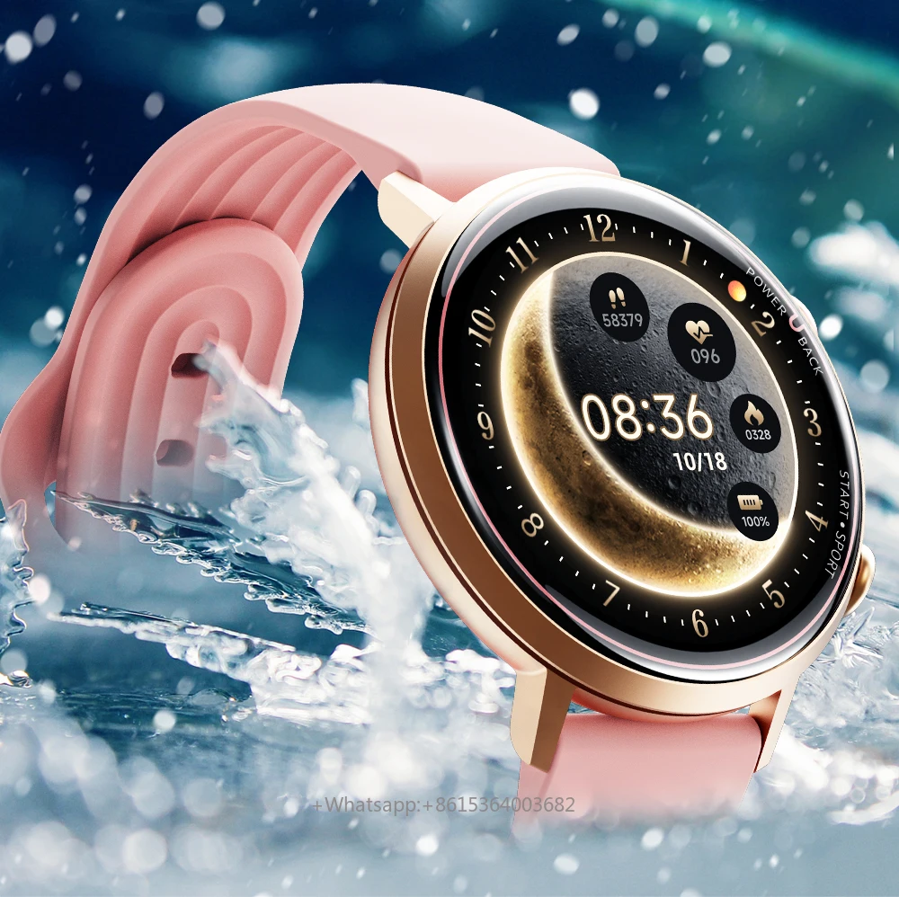 Reloj Inteligente YLL-Hot Sale Ultra Thin ALW2 AMOLED 5ATM Resistente al Agua IP68 con Seguimiento de Salud, Reloj Deportivo, Relojes Inteligentes