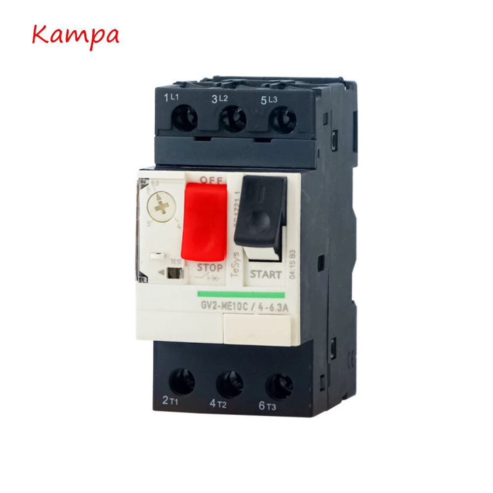 Motor Protection Circuit Breaker GV2ME Motor Protector 3 POLE  Thermal Magnetic Type Button Factory
