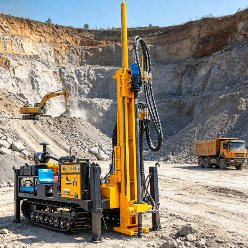 Customized RC Reverse Circulation Drilling Rig Full Hydraulic Diamond Core Drilling Rig Core Sample Geotechnical Drill Rig
