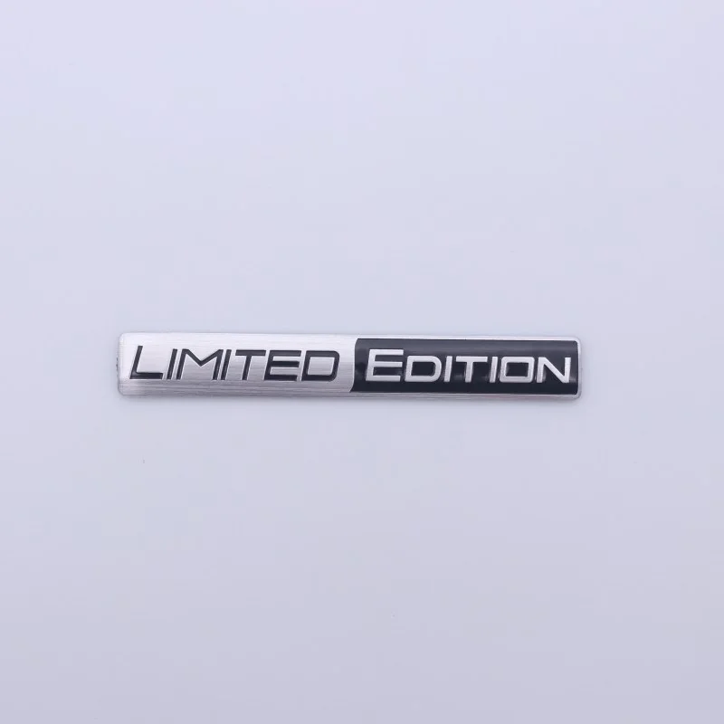 Car Styling 3D Limited Edition Decorative Metal Adhesive Emblem Rear Trunk Badge Fender Sticker Body Decal Car Accessories