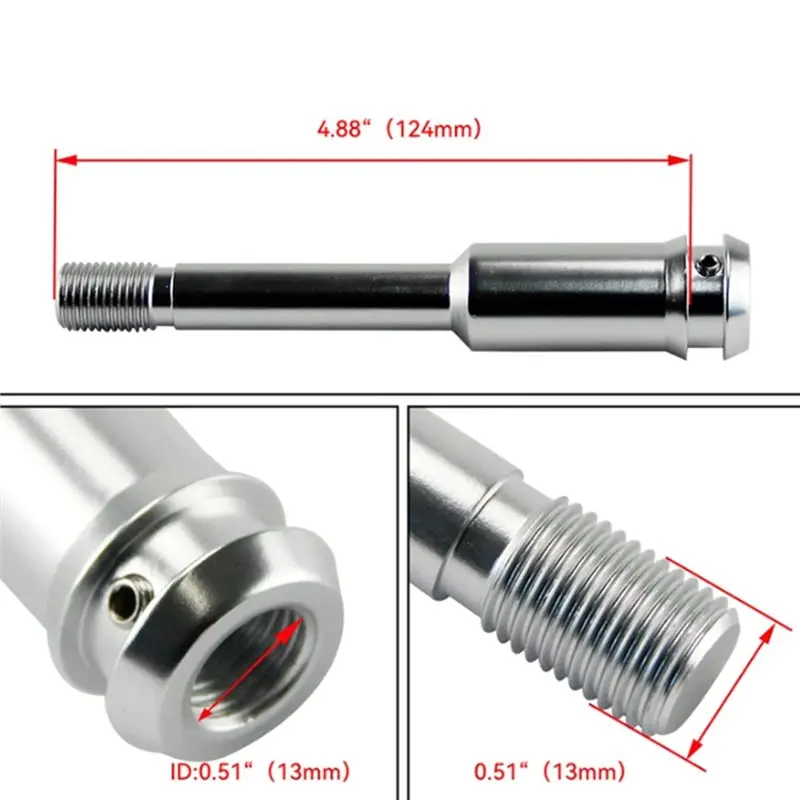 الرائجة والعتاد رافعة تحول المقبض 5 "تمديد شيفتر عصا مستقيم M14x1.5 لشركة فولكس فاجن T4 90-03 ، تعزيز راحة القيادة #3