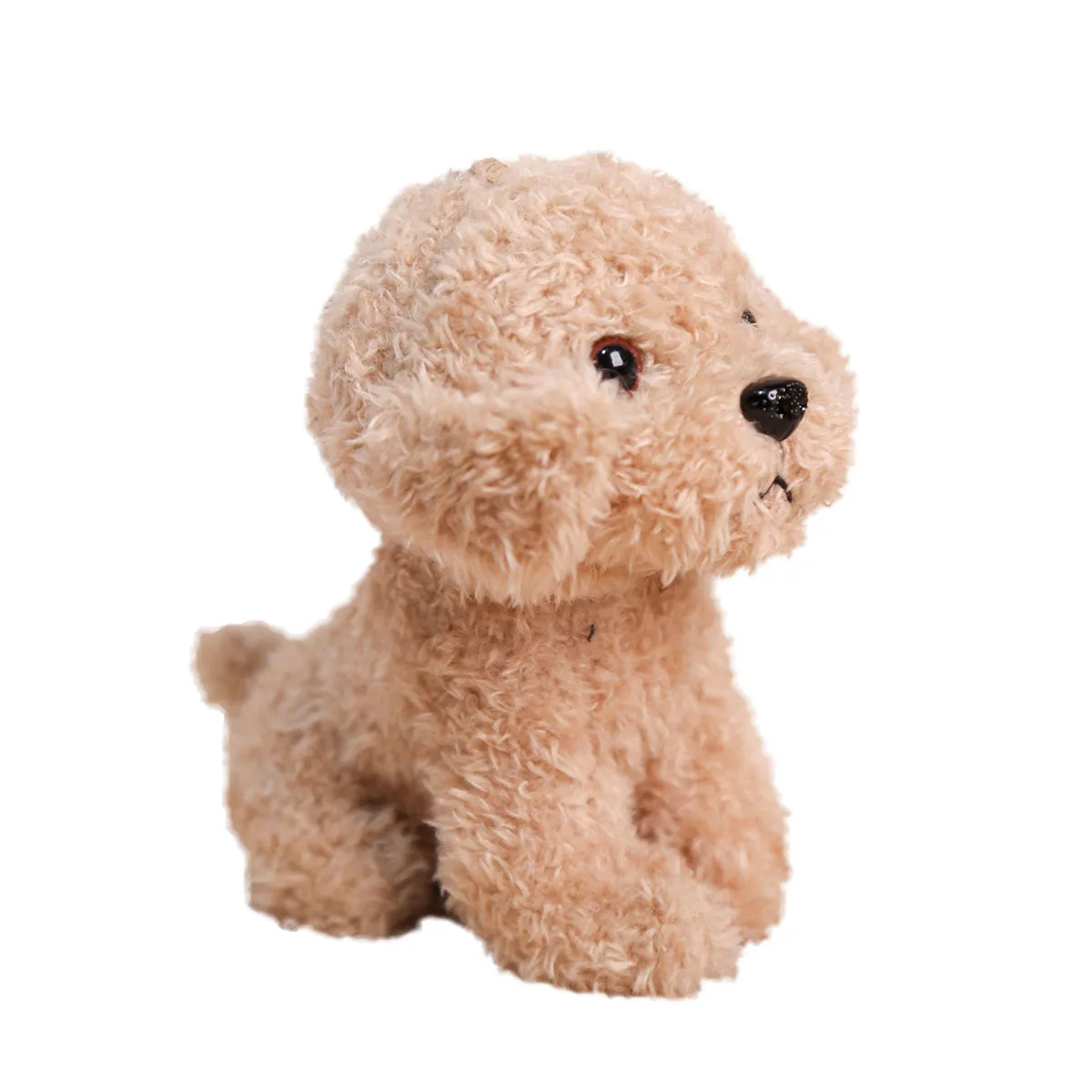 Mignon Teddy chien en peluche poupée pendentif créatif sac à dos décoration pendentif dessin animé Animal chiot en peluche poupée cadeau d'anniversaire pour enfants