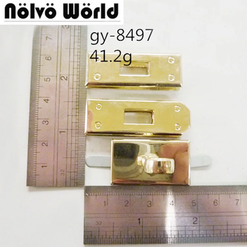 3 pieces/set X 20 sets ,High quality 5 colors metal lock crafs for bags purse parts accessories