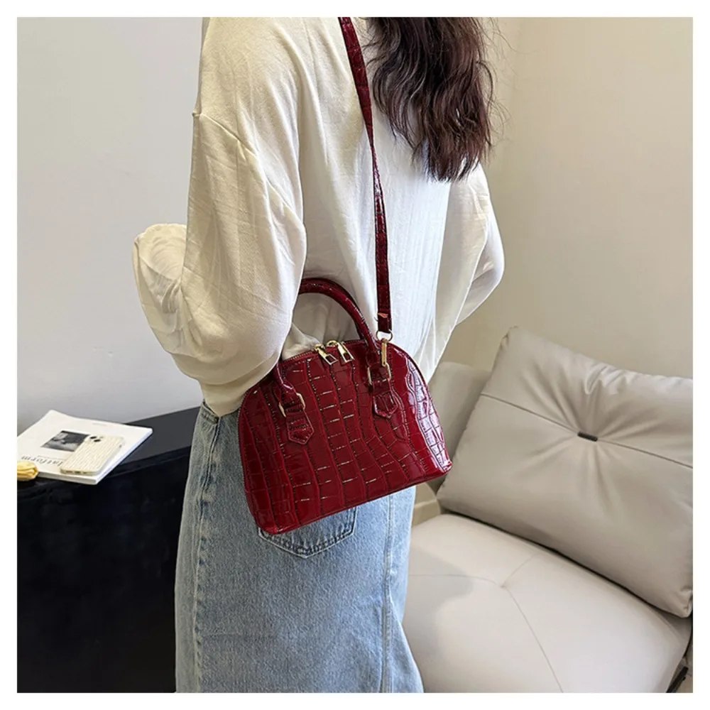 Torba na ramię w stylu Retro moda Pu skórzana nowa damska torba wodoodporna z wzorem krokodyla uniwersalna torba Crossbody