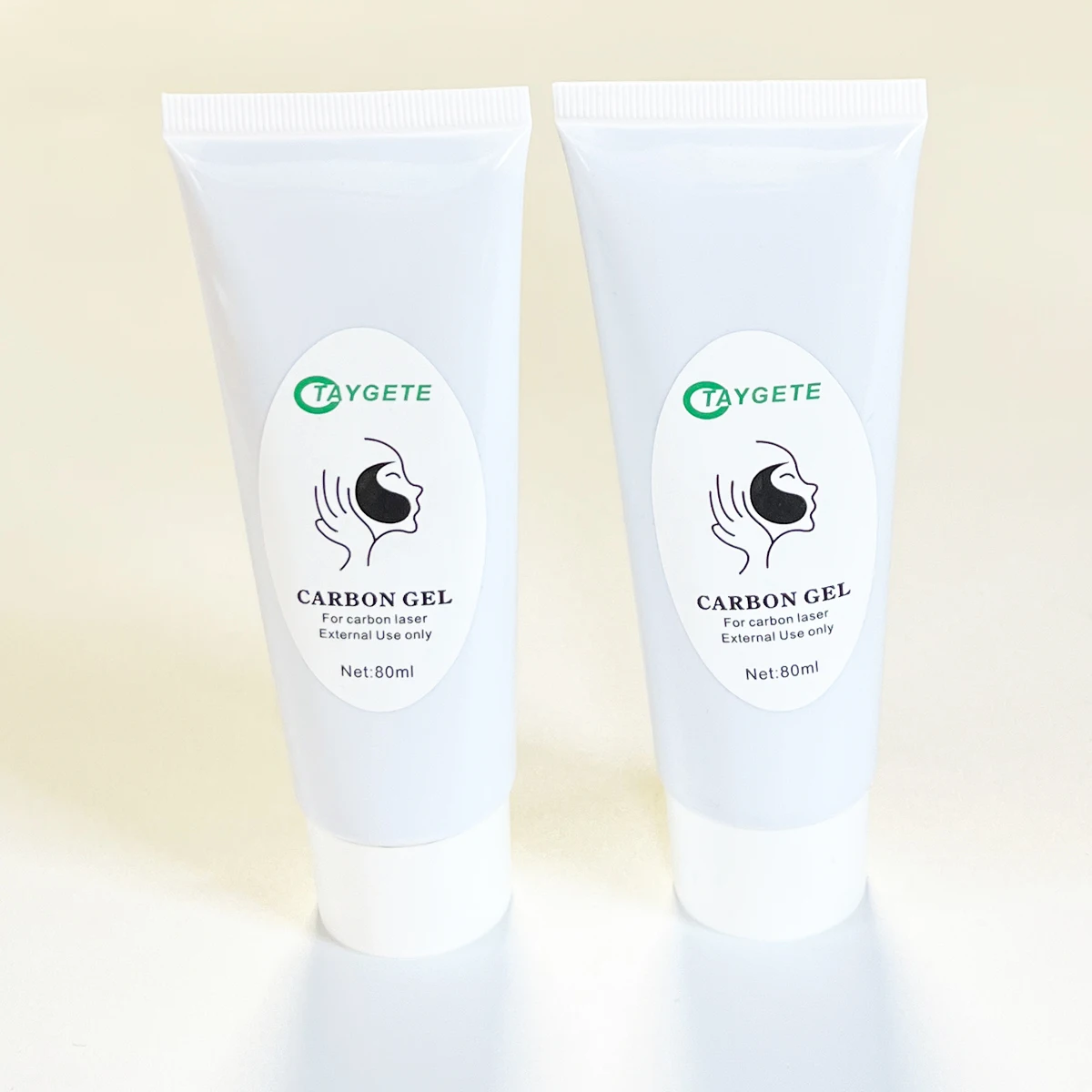 Gel de carbono limpeza profunda hidratante creme facial preto para remoção de rejuvenescimento da pele a laser cravo clareamento cuidados com a pele 80ml