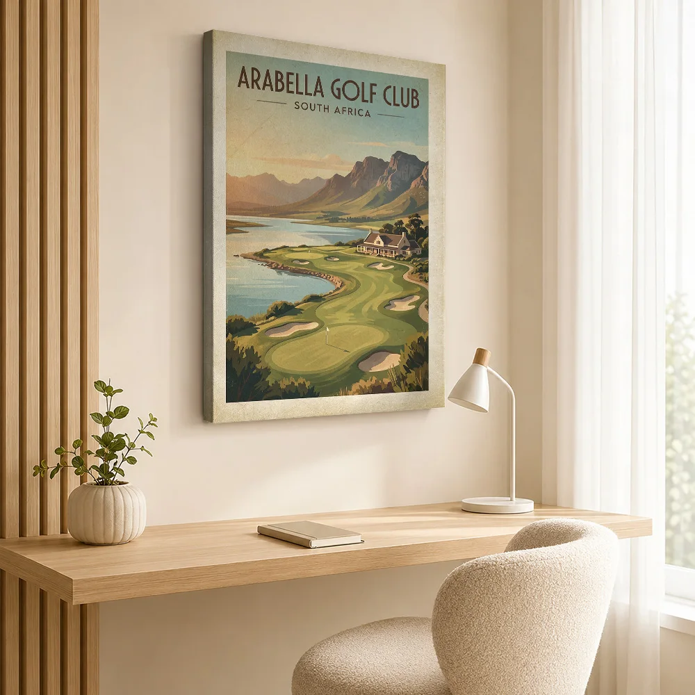 The Nottingham Leader: No. 3 Vintage Heritage Canvas Print Poster Customized Modern Aesthetic Canvas Wall Art for Office Decor