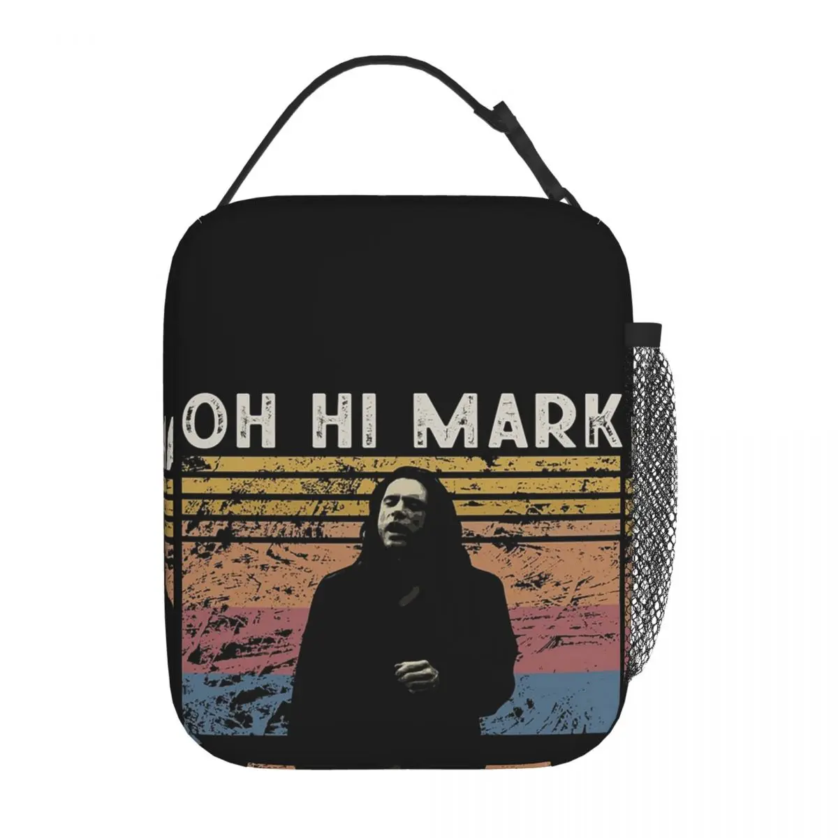 Oh Hi Mark Vintage Insulated Lunch Bag for Women Kids Leakproof Food Boxes Thermal Lunch Box Tote