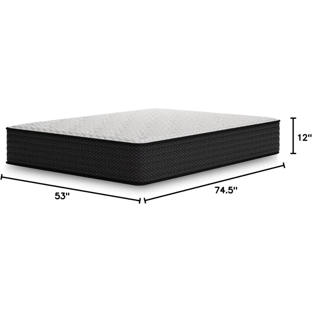 Limited Edition Plush 12 Inch Hybrid Mattress with Gel Memory Foam and Edge Support for Cool Sleep and Pressure Relief, Full