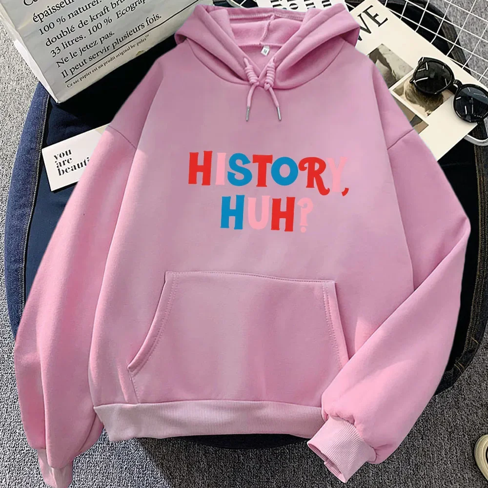 Red White and Royal Blue History Hub Y2k Japanese Streetwear Women Lettter Print Casual Hoodies 2023 Autumn Winter Sweatshirts