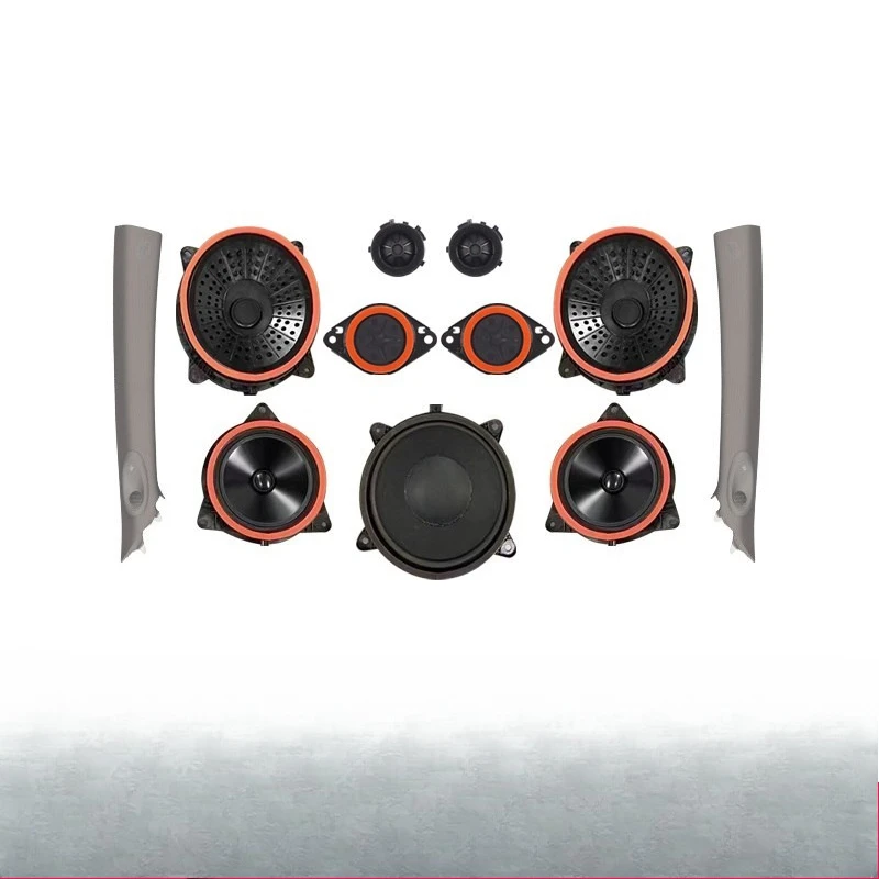 A full set of audio modification dashboard A-pillar speaker accessories