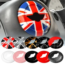 Car Steering Wheel Center Emblem Sticker for Mini Cooper R50 R52 R53 Car Stickers LOGO Trim Decals Interior Decoration Ring