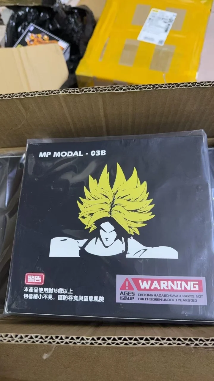 2025 nuevo Mp más posibilidad estudio Broly Dragon Ball bestia divinidades Super Saiyan Broly cabeza accesorios Anime figura de acción