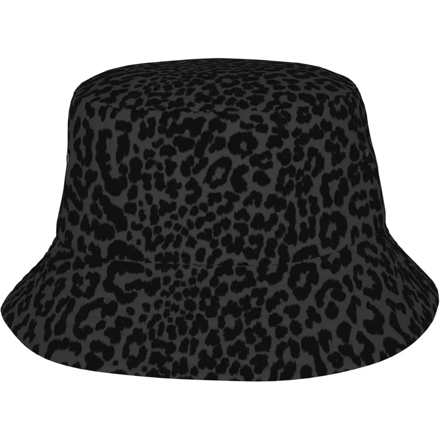 

Черная панама с леопардовым принтом, унисекс, модная, с животным принтом, солнцезащитная, с защитой от ультрафиолета, повседневная, для улицы, уличная мода