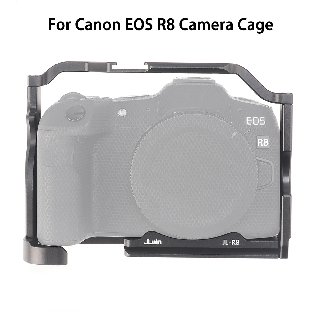 

FOTGA Camera Cage For Canon EOS R8 For EOS RP Portable Quick Release Photography Aluminum Alloy Cage ARRI 3/8"1/4" Threaded Hole