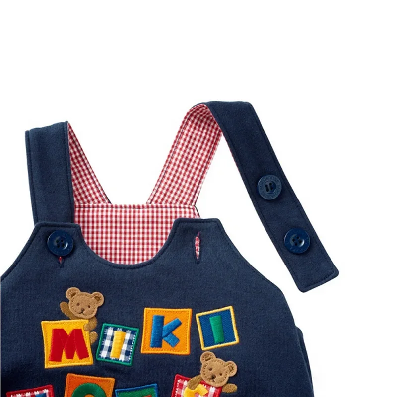 Children\'s Overalls Pants Japanese Cartoon Little Bear Letter Boys and Girls\' Field Chicken Pant Shorts Baby Boy Clothes