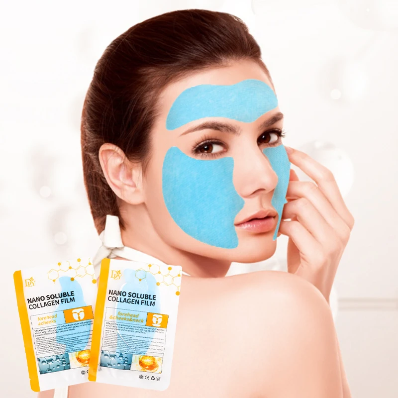 3/4Bags Highprime Collagen Film Soluble Face Serum Mask Hydrolyzed Anti Aging Face Neck Mask Patches Lift Moisturizing Skin Care