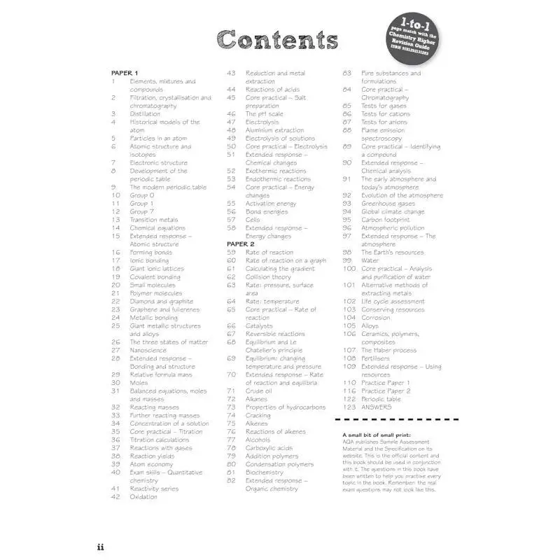 بيرسون مراجعة AQA GCSE الكيمياء أعلى مراجعة المصنف لعام 2025 و2026 امتحانات نورا هنري بيرسون التعليم 9781292131269 #2