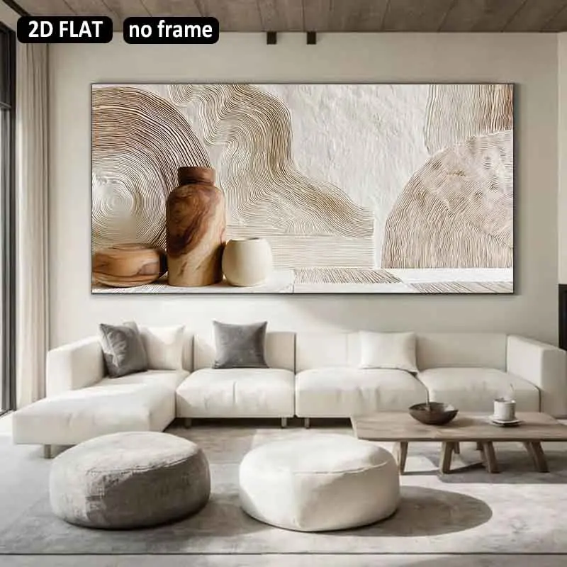 [2D Flat]1pc 23.62*47.24in/60*120cm UnFramed Modern Abstract Painting Contemporary Home Decor Canvas Oil Painting Poster Print f