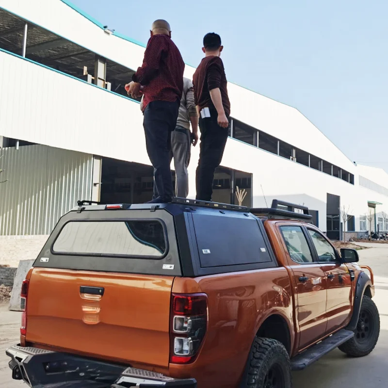 Auto Parts Reinforced Steel Hard Tonneau Cover Weather-Resistant UV Treated 8FT For Ranger Hilux