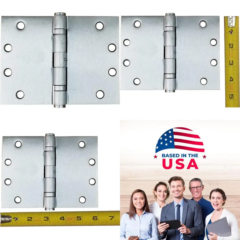 

Heavy Duty Wide Throw Hinge 180 Degree Clearance, 4.5 x 6 Rust Resistant, Ball Bearing Design for Hinge Outlets