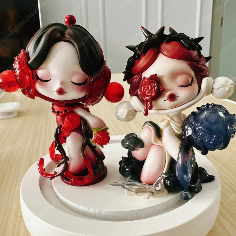 

Hot Sellings Replica Version Skullpanda Valentine'S Day Hang Card Sp Valentine'S Day Figurine Trendy Decoration New Years Gifts