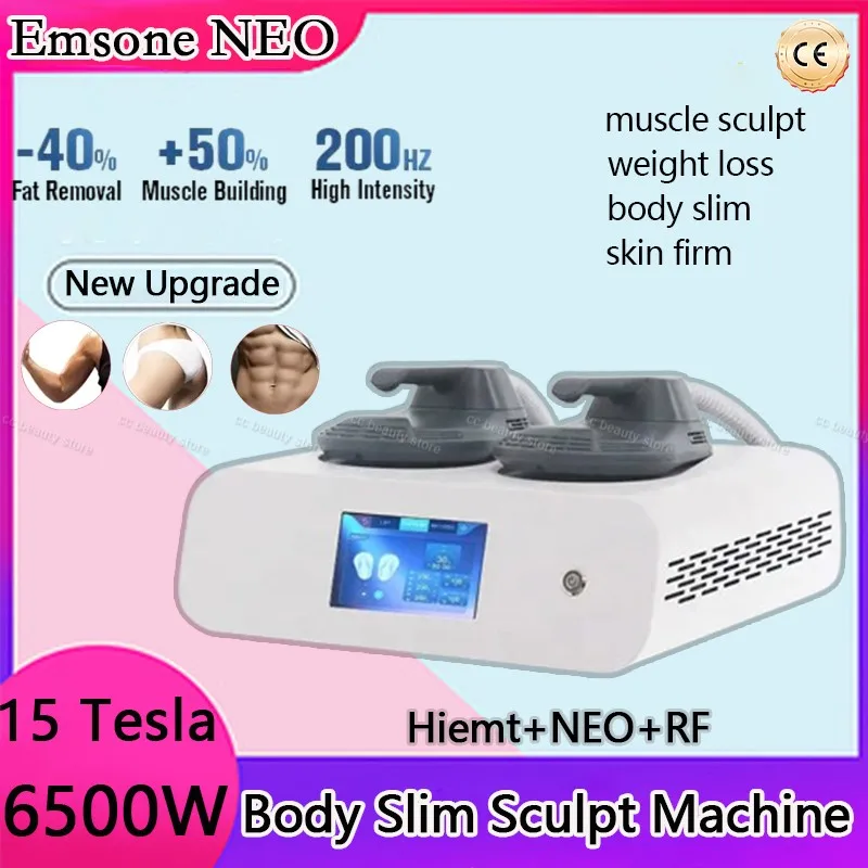 

Portable Emsone NEO Nova Body Slim RF Machine 6500W 200Hz EMS Body Sculpting Machine Slimming Fat Burning Beauty Device